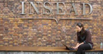 insead placements highest salary roles consulting finance investment banking average mean median job graduation MBA One year Europe