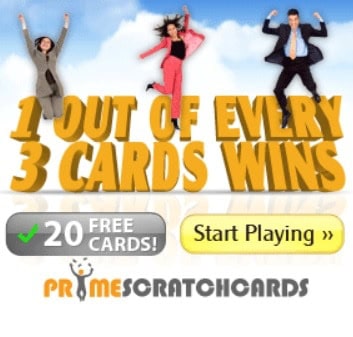 Prime Scratch Cards free bonus