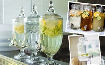 Getränkespender mit Zapfhahn sind sehr praktisch, wenn viele Personen anwesend sind