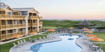 The family pool at the sanderling, obx