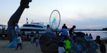 National harbor has great views and lots of family activities