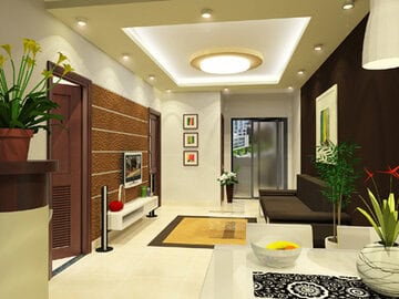 Đèn led panel ốp nổi sử dụng cho trần bê tông