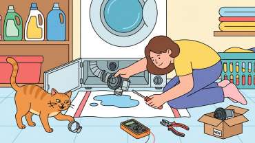 changer la pompe d'un lave-linge
