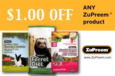 ZuPreem Pet Product Coupon