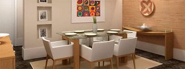 SALA DE JANTAR DECORADA