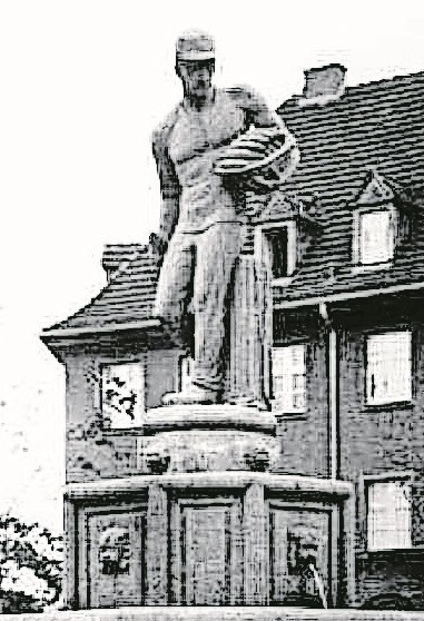 Altes Forst: Weberbrunnen an der Langen Brücke