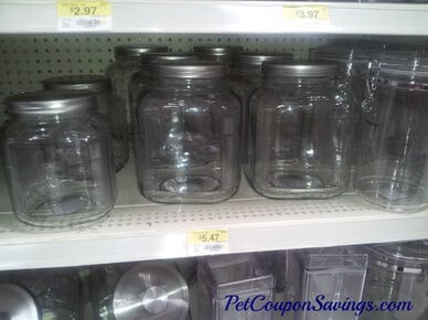 glass treat jar
