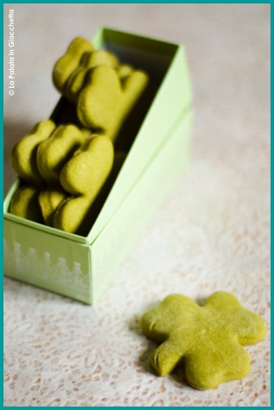 Biscotti al tè matcha