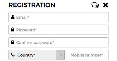 MobileWins registration and login
