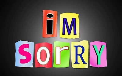 Sorry Remains The Hardest Word