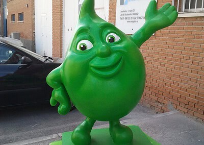 Figura de mascota Fairy en porexpan