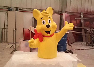 Figuras de Osito Haribo en porexpan