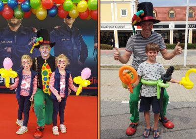 Tiere, Blumen, Hüte und Schwerter aus Modellierballons