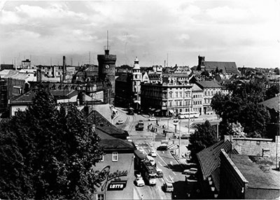 Altes Cottbus: Der Brandenburger Platz - ehemals Kaiser Wilhelm-Platz 1 170610 damals wars cb