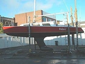 Black Soo has a similar keel to the original on the Stiletto 25. Keel modification for shallow draft. John Spencer Stiletto 25. Keel fell off yacht. storerboatplans.com