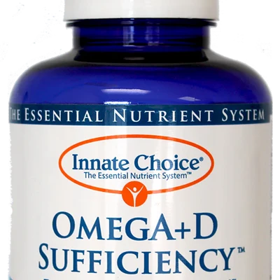 OmegA+D Sufficiency High Potency Citrus Fish Oil 120 soft gel capsules