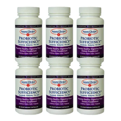 Probiotic Sufficiency 60 vegetarian capsules case of 6