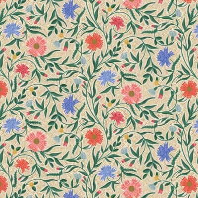 Rifle Paper Co - Vintage Garden Aster - Cream Metallic