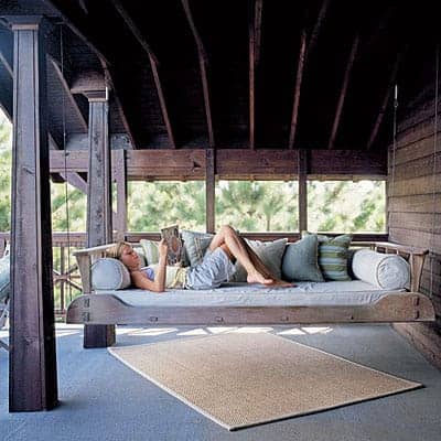 8 Beautiful Hanging Porch Beds