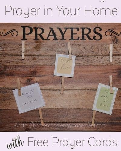 Encouraging Children to Pray, Family Prayer,