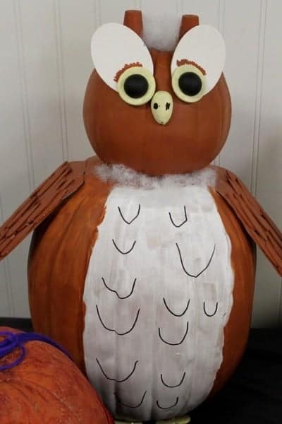 Halloween Owl Painted Pumpkin | Living Locurto