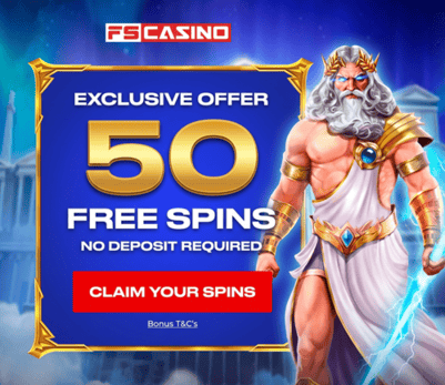 Play 50 free spins at FS Casino Online! 