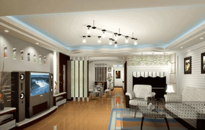 ứng dụng Đèn LED bulb 10W FK-BL10 cho trần bê tông