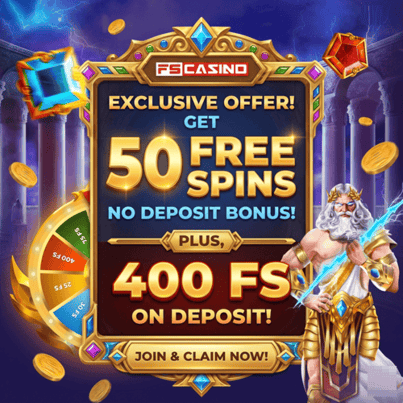 Claim 50 free spins on registration! 