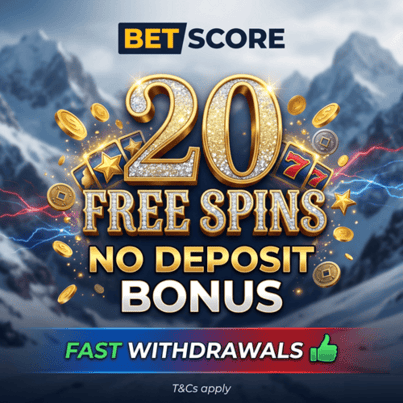 Play 200 free spins at BetScore Casino! 