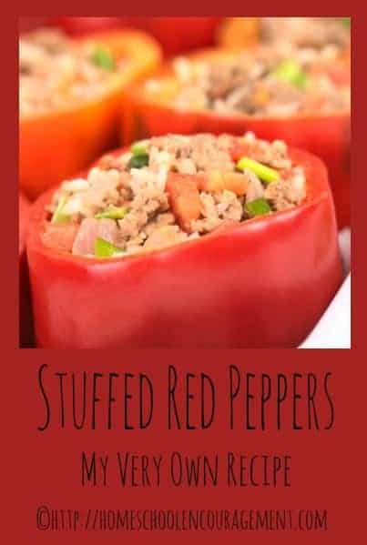 Do you like stuffed red peppers?  I do and created my own recipe.  I'd love for you to click over so I can share it with you.