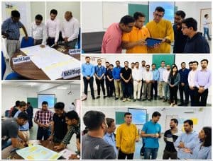IMT students attending workshop on design thinking