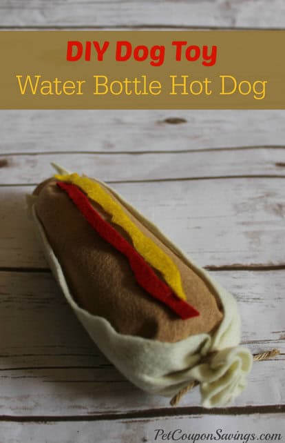 DIY Water Bottle Hot Dog Toy