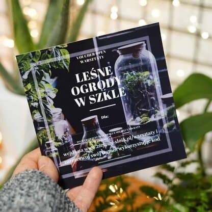 voucher na warsztaty las w słoiku