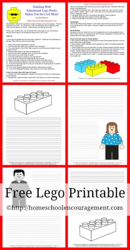 Educational Lego Books