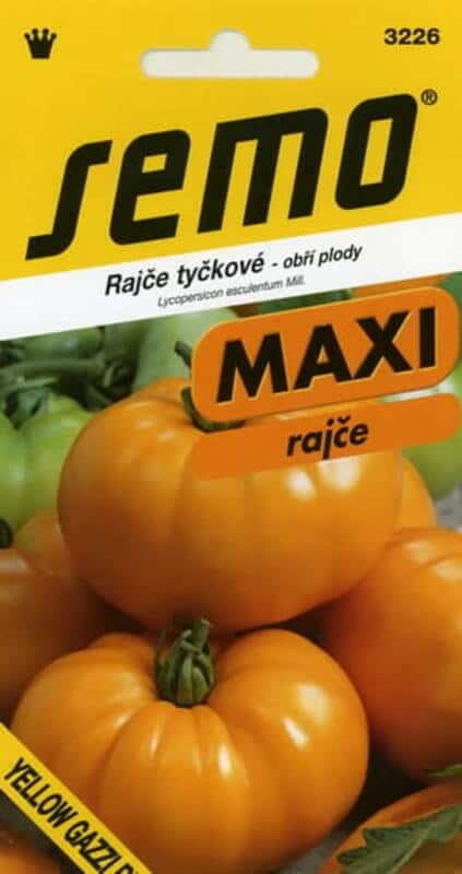 Tomat "Yellow Gazzi Ribbed"