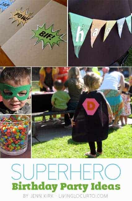 Super Hero Birthday Party Ideas and Free Party Printables. 