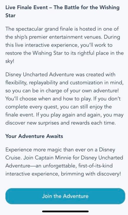 Disney Uncharted Adventure