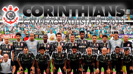 PÔSTER CORINTHIANS CAMPEÃO PAULISTA 2013 - FOTOS DO TIMÃO CAMPEÃO DO PAULISTÃO