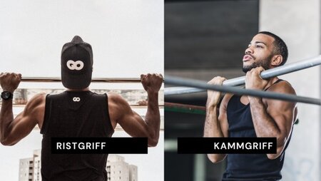 Klimmzüge Ristgriff Kammgriff