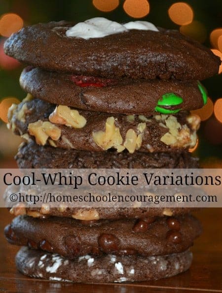 Cool WhipLooking for an easy cookie recipe?  Try these quick, 3 ingredient cool whip cookies that can be made in a variety of flavors.  Included is a FREE printable shopping list and recipe.