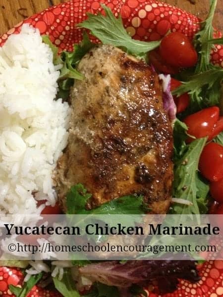 Do you need a fast, easy and tasty meal to add to your family favorites? Try this Yucatecan Chicken Marinade that is great for the grill.