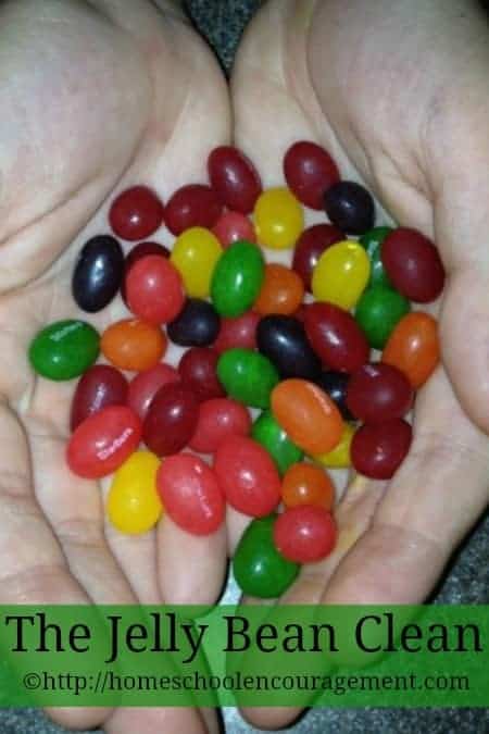 Looking for a fun way to get your kids to help out around the house? Try our Jelly Bean Clean method. It's fun and rewarding for the kids AND for you too.