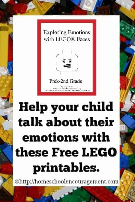 It is important that we talk to our children about how to deal with his emotions in healthy ways.  These FREE Lego printables are for you to use so to start talking about emotions with your kids. #lego