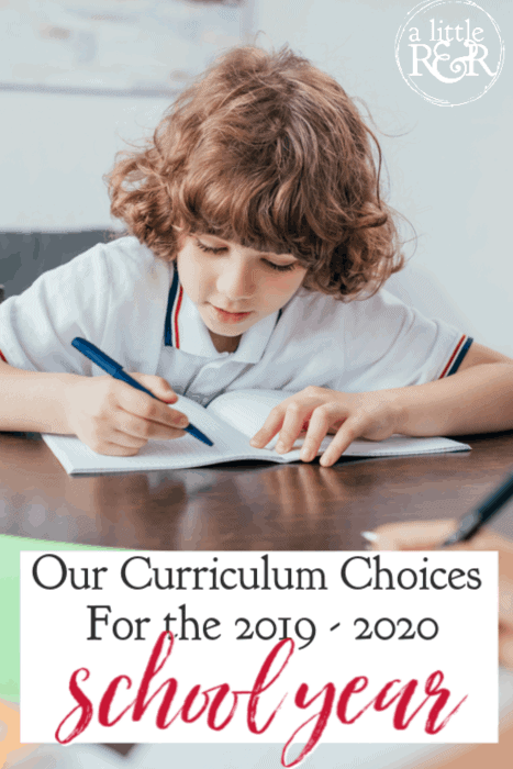 Here are our curriculum choices for the 2019-2020 school year as a MERLD Homeschool family and why we made the choices we have. #homeschool #homeschoolcurriculum #languagedisorder