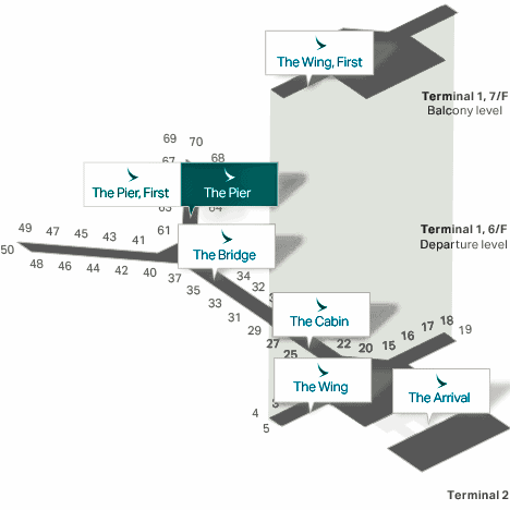 Cathay Pacific lounges and premium economy class