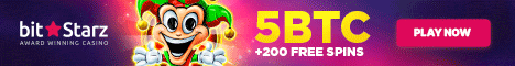 Bitstarz Casino 5 BTC or 500 EUR welcome bonus plus 180 free spins on 1st deposit 