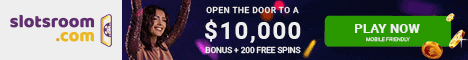 SlotsRoom $10,000 Welcome Bonus 