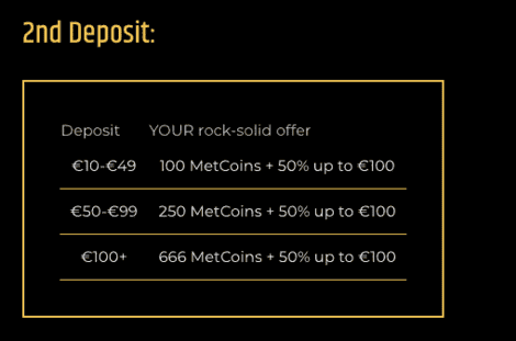 Metal Casino Bonuses