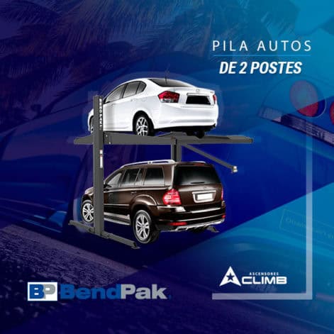 Pila autos de 2 postes