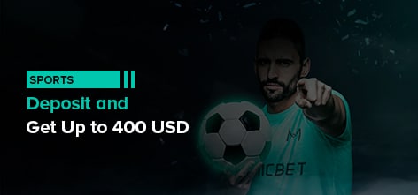 Sportsbook 100% bonus